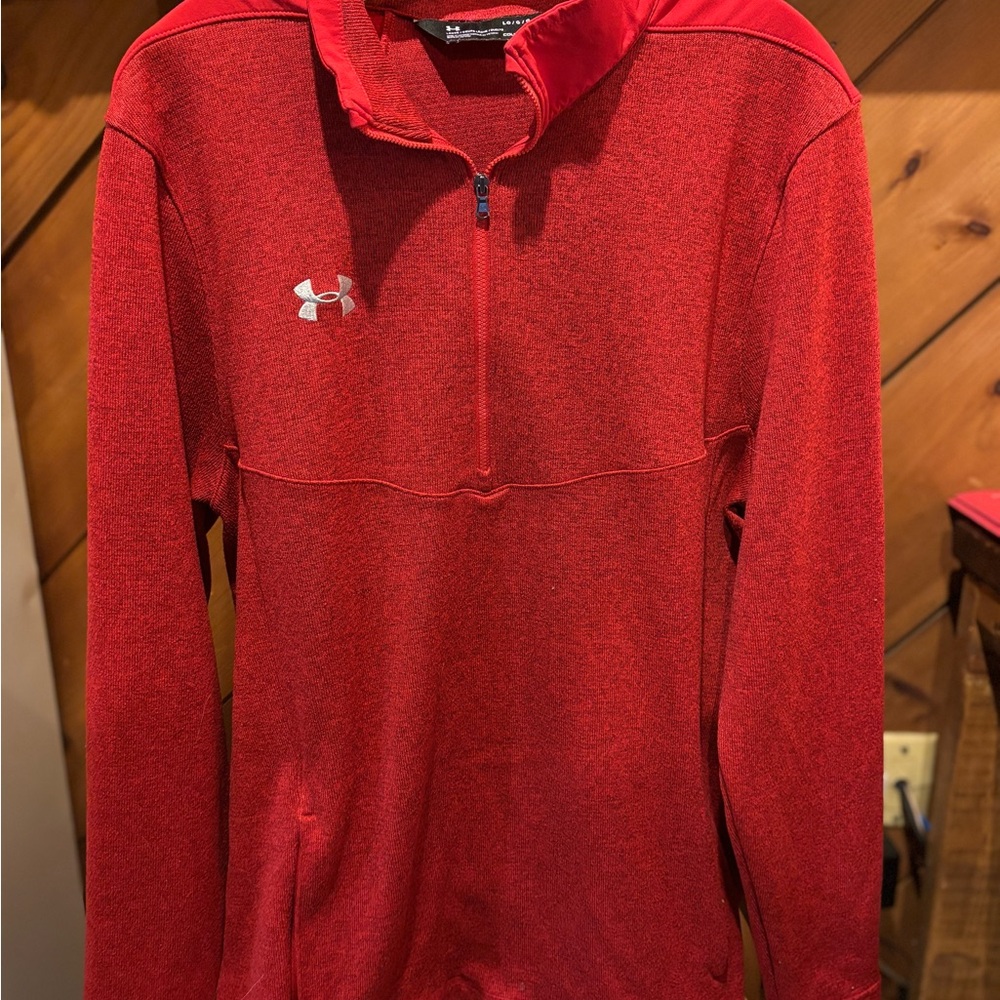 Under Armour Crimson Half-Zip Top